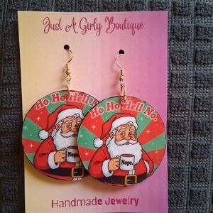 Santa Earrings